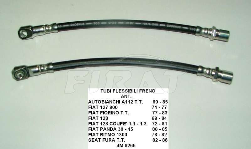 TUBO FRENO FIAT 127-128-PANDA-RITMO-A112-FURA ANT. (8266)